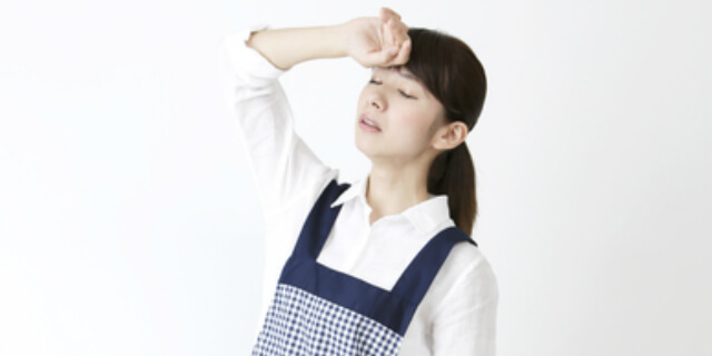 貧血ぎみな女性