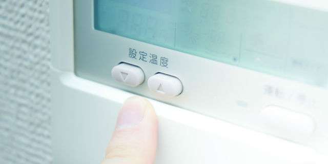 エアコンの設定温度