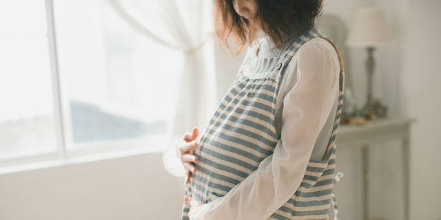 妊娠後期の妊婦