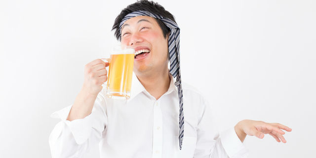 酔っ払いの男性