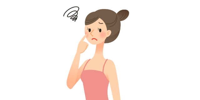 悩んでる女性